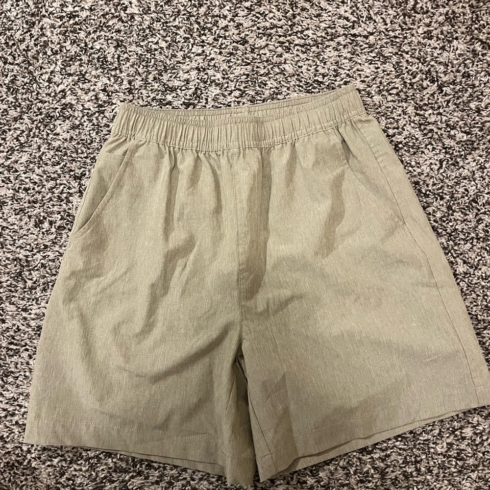 Men's Casual Tan Athletic Shorts